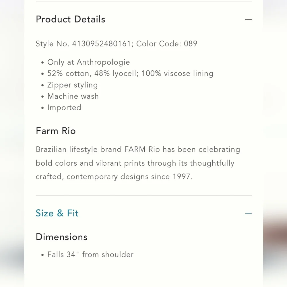 Farm Rio Mini Dress - Picture 12 of 12